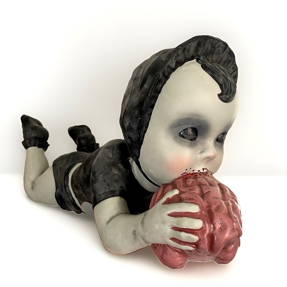 Zombie Babies Chompin' Connie Brain Eating Static Prop Spirit Halloween Baby HTF
